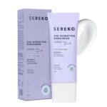 SEREKO Sunscreen SPF 50 PA++++ Crème Gel | Zero White Cast, Blue Light + UVA/UVB Protection | Quick Absorbing, Non-Greasy, 24H Hydration | For Men & Women | All Skin Types – 50ml - Image 2