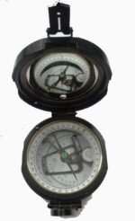 SIMRAH Brass Nautical Geological Brunton Transit Compass in Leather case - Image 2