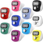 Samprakshi Digital Finger Counter Pack of 10 for Naam Jap & Bhajan | 5 Digit Electronic Mantra Counting Ring | Inspired by Bhajan Marg Spiritual Practice | Multicolour - Image 2