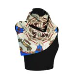 Scarf for Women Square Satin Silk Like Fashion Accessory Scarves Hijab Wraps Headscarf Size 90 x 90 cms - Image 2