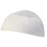 Shahid Cap House Indonesia Muslim NAMAZ Prayer Islamic Cap for Men's in White Color - Image 2