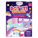Skillmatics Dot It Sticker Art Activity - Unicorns & Princesses, 500+ Sparkly Stickers, Mess-Free Fun for Kids, DIY Craft Kits, Travel Toys, Scrapbooking, Gifts for Ages 3, 4, 5, 6, 7 - Image 2