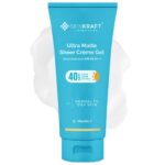 SkinKraft Ultra Matte Sunscreen SPF 40 for Normal to Oily Skin – Aloe Vera & Vitamin C – Broad-Spectrum UVA/UVB Protection with Matte, Non-Sticky, Fast-Absorbing Finish – 50ml - Image 2
