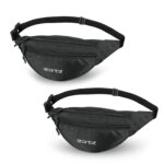 Storite 2 Pk Chest Bag for Men & Women,Crossbody Waist Pouch with 3 Zippered Compartments & Adjustable Strap,Multipurpose Fanny Pack for Travel, Festivals, Hiking, Cycling - Image 2