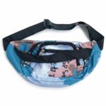 Stylish Fanny Pack Waist Bag for Men & Women | Camo Pattern Design with Adjustable Strap | Lightweight Travel Pouch for Outdoor, Sports & Everyday Use (Blue) - Image 2