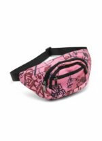 Stylish Fanny Pack Waist Bag for Men & Women | Camo Pattern Design with Adjustable Strap | Lightweight Travel Pouch for Outdoor, Sports & Everyday Use (Pink) - Image 2