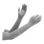 Sun Protection Gloves UV Arm Sleeves for Men & Women, Compression Cooling Hand Gloves for Summer, Sports & Workout, Tattoo Cover for Bike Riding - Image 2