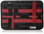 Swiss Military Bag Organizer for Bag, Multiple Storage Compartments | Cable Organizer, Travel Free Flow Organizer for Cosmetics, Cables, Document | Nylon Elastic Bands - Image 2