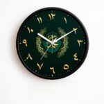 TIKAM Enterprises, Premium Islamic Art Green Wall Clock ? Arabic Numerals Mosque Design | Silent Sweep Quartz - Image 2