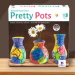 TOYKRAFTT Paint Your Own Pretty Pots - Terracotta Pot Painting Kit for Kids 8-12, DIY Art & Craft Activity, Birthday Gift for Girls & Boys Age 9, 10, 11 - Image 2