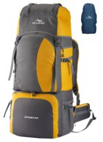 TRAWOC Stonex 60L Travel Backpack for Men & Women | Trekking & Hiking Rucksack with Laptop Sleeve, Rain Cover, YKK Zippers, Padded Hip Belt, Water-Resistant Fabric | 3 Year Warranty - Image 2