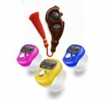 Tally Counter Combo Pack 3 Digital Finger Tally Counter + 1 Wooden Jaap Counter | Mala Jaap,Tasbeeh, Misbaha Counter | Finger Click Counter for Pooja,Meditation & Mantra Chanting(Multi-Color) - Image 2