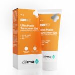 The Derma Co Ultra Matte Sunscreen Gel with SPF 60|Prevents Sun Damage|For all skin type, 50 g - Image 2