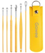 The Force Behind Your Health Ear Cleaning Kit Steel Ear Cleaner Reusable Ear Wax Remover Tool Kit Set With Storage Pack, Ear Curette Cleaner And Spring Ear Buds Cleaner 6 Pcs Set (MULTICOLOUR)( PACK OF 1 ) - Image 2