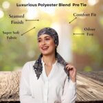 The Headscarves Women Printed Pre-Tie Scarf for Chemo Hair Loss Women Free Size - Image 2
