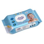UltraSoft Baby Wet Wipes With Lid | Enriched with Vitamin E & Aloe Vera | Alcohol-Free, Thick & Gentle Wipes | Safe for Newborns & Toddlers | Pack Of 1 (72 Wipes) - Image 2