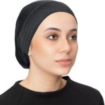 Under Scarf, Hijab Cap, Head Wraps Headgear Hijab Inner Cap/Hijab Tube/Dreadlocks Tube Neck Gaiter & Neck Warmer/Under Scarf/Hijab/Tube Bonnet Bone Bandana - Image 2