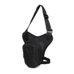 UniGear Hard Shell Unisex Waist Bag, Thigh Bag, Multipurpose Utility Waist Pouch, Cross Body, Strap to Leg Or Hip for Motorcycling, Outdoor, Hiking, for Adventure & Travel (Small, Black) - Image 2