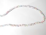 Unisex-Adult Tasbih Islamic Salat Prayer Tasbeeh Crystal 100 Beads (Engraved Allah Mohammad White) - Image 2