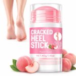 Urea Foot Hand Cream Stick for Cracked Heel Repair, Hydrating Foot Balm with Shea Butter, Coconut Oil, Aloe & Vitamin E, Moisturizing Peach Scent for Dry Dead Skin Care 40g - Image 2