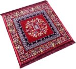 Velvet Pooja Aasan Mat – Soft Prayer Floor Cloth for Puja & Meditation – 24 x 24 Inch - Image 2
