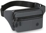 WILDHORN Men’s PU Leather Crossbody Sling Bag with Large Capacity, Adjustable Belt & Zipper Closure for Daily Use, Hiking & Outdoor Activities (Grey) - Image 2