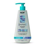 WOW Skin Science HyaNeon Bond Repair Hyaluronic Shampoo for Dry & Damaged Hair | Moisturizing, Sulphate-Free Formula + Peptides & TeraBond™ Technology | 72H Intense Hydration, Shine & Strength | 250ml - Image 2
