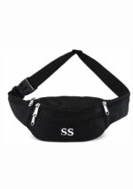 Waist Bag for Men & Women – Unisex Crossbody Chest & Fanny Bag with Adjustable Strap, Strong Stitching & Sturdy Zippers, Lightweight Travel Pouch for Hiking, Running & Daily Use (Black) - Image 2