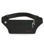 Waterproof Waist Bag with Sturdy Zippers and Adjustable Strap | Ideal for Travel, Camping, Running, and Outdoor Sports (Black) - Image 2