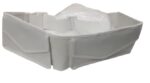 Weinbux Ahram Washable Three Pockets Belt Multipurpose Pouch for Travel | Waist Pack Adjustable Stretchy Zippered | White | Adjustable | Free Size - Image 2