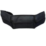 Weinbux Ahram Washable Three Pockets Belt Multipurpose Pouch|Travel Side Waist Bag | Black | Adjustable | Free Size - Image 2