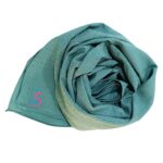 Woman Hijab Balloon Cotton Scarf Stole Embellished With Rhinestone Dupatta Wrap Unisex Bandanna - Image 2