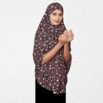 Women Printed Instant Hijab with Cap – Full Coverage Ready-to-Wear Muslim Prayer Hijab | Soft Breathable Namaz for Women & Girls - Image 2