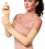 Womens Cotton Full Hand summer Gloves for protection from Sun, Heat and Dust Pollution, UV protection, Perfect for Biking, Cycling, Driving Gloves, Hiking and other Outdoor Activities, Skin color - Image 2