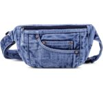ZAINTO® Premium Denim Fanny Pack | Upcycled Waist Bag for Men & Women | Adjustable Slim Chest Bag | Eco-Friendly Lightweight Jeans Waist Pouch (Style 1) - Image 2