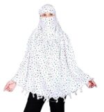 ladies sunshine protection cotton scarf, uv mask head sunshine protection for women, white hijab for girls, two wheeler scarf har for women - Image 2