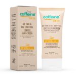 mCaffeine Matte Sunscreen SPF 50 for Men & Women | Lightweight, Water Resistant, Zero White Cast | Sun Protect, Prevents Tan & Repairs UV Damage | All Skin Type - 50ml - Image 2