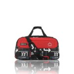 uppercase JFK 55 Cm Duffle Bag | 44 LTS |Dust Resistant Travel Polyester Duffle Bag | Spacious Main Compartment|Adjustable Shoulder Strap | Sustainable Duffle Bags for Women & Men|(Red) - Image 2