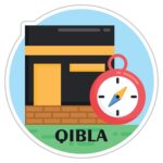 woopme ® Muslim Islamic Qibla Compass Arrow Praying Sticker for Wall Floor Prayer Room Bedroom Living Room Home House Vinyl Printed Stickers L x H 20 x 20 Cms - Image 2