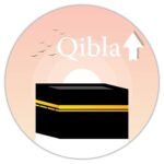 woopme ® Qibla Compass Arrow Direction Praying Sticker for Wall Floor Prayer Room Home House Decoration Vinyl Printed Wall Stickers L x H 20 x 20 Cms - Image 2