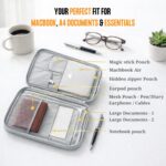 Document Organizer Bag | Water Resistant | Portfolio Case | Professional | File Folders | Large Capacity | Fits MacBook, iPad & A4 Files | Made in India - Image 6