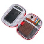 First Aid Backpack Empty Medical First Aid Bag Red Emergency Treatment First Responder Trauma Bag for Preschool Child Care Center Field Trips Camping Daycare (Red with Inside Mesh Bags) - Image 5