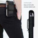 Mobile Purse Men Mobile Purse Holster for Men Waist Belt Clip Pouch and Bag More Nylon Cell Phone Holster Mobile Card Holder Case - Image 3