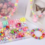 Nilzone Jewellery Making Kit for Girls, Colorful Bracelet Making Set for Kids DIY Craft Necklace Making, Activity Toys for Girls Age 6-12 Years Old - Image 4