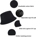 INFISPACE Kid's Cotton Bucket Sun-Hat for Sun Protection (Size: 21 Inches, Age: 5-12 Years) - Image 6