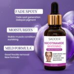 Nicotinamide Face Serum 30ml | Brightening & Dark Spot Corrector | Freckle & Pigmentation Care | Moisturizing Serum for Even Skin Tone - Image 6