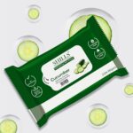 SShills Professional Refreshing Wet Wipes – Cucumber & Jasmine | Paraben Free | Alcohol Free | Soft, Moisturizing & Soothing Wet Tissues | Suitable for All Skin Types | 25N Each (Pack of 2) - Image 4