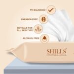 SShills Professional Refreshing Wet Wipes – Cucumber & Jasmine | Paraben Free | Alcohol Free | Soft, Moisturizing & Soothing Wet Tissues | Suitable for All Skin Types | 25N Each (Pack of 2) - Image 8