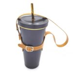 Water Bottle Hand Strap Adjustable Tumbler Carrier Holder for Walking Hiking Yellow| Sports Equipment | Outdoor Sports Gear | Exercise Gear - Image 6