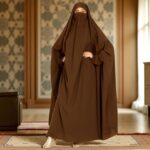 Bashariya Very Loose Fit & Free Size - Single Piece Jilbab In Firdaus Fabric for Women (Free Size) - Image 3